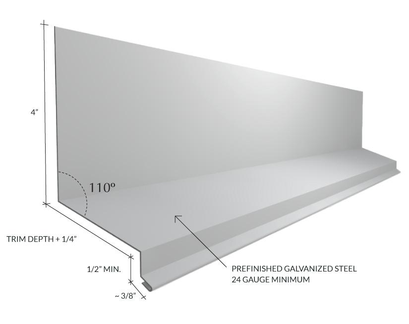 Window / Door Sill Flashing – 110° Profile