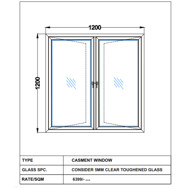 CONSIDER 5MM CLEAR TOUGHENED GLASS