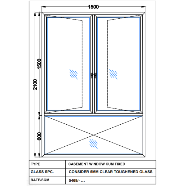 CONSIDER 5MM CLEAR TOUGHENED GLASS