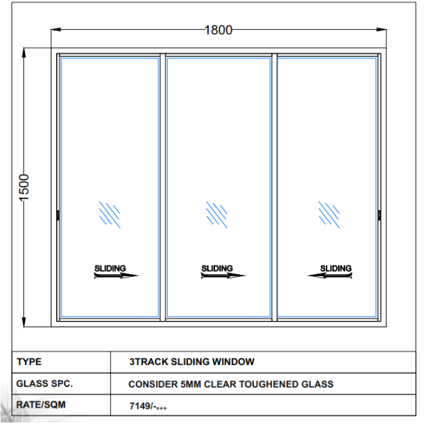 CONSIDER 5MM CLEAR TOUGHENED GLASS