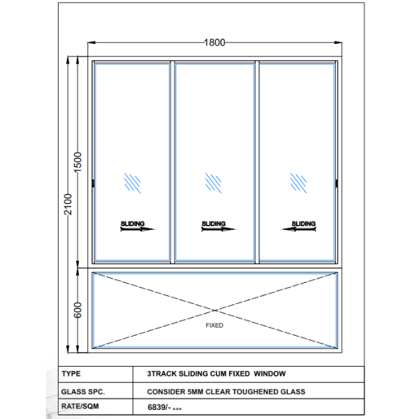 CONSIDER 5MM CLEAR TOUGHENED GLASS
